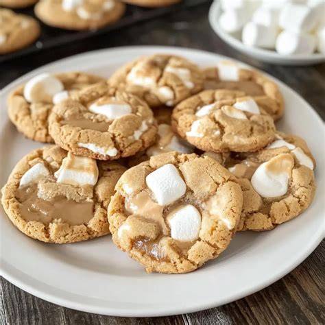 Fluffernutter Kekse mit Marshmallow Fluff