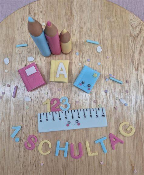 Fondant Stifte und Buchstaben