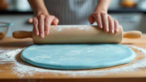 Fondant ausrollen und vor dem Überziehen vorbereiten