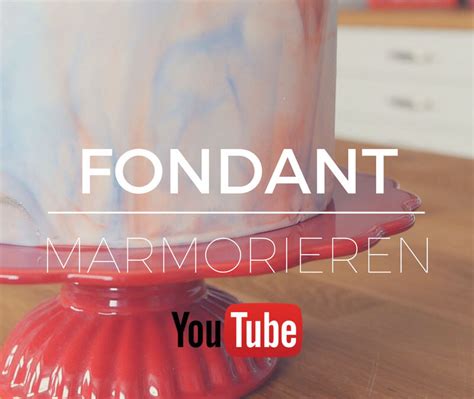 Fondant färben und marmorieren