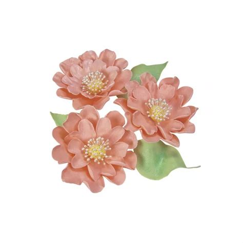 Fondant-Blüten und Modellierwerkzeug
