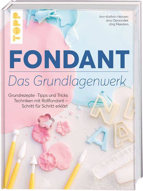 Fondant-Dekorationen zum Trocknen