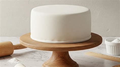 Fondant-Torte - Beispiel einer glatten Fondant-Abdeckung
