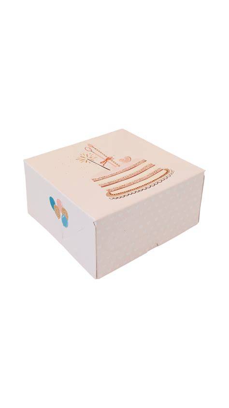 Fondant-Torte in einer Tortenschachtel