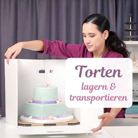 Fondant-Torte richtig lagern und transportieren
