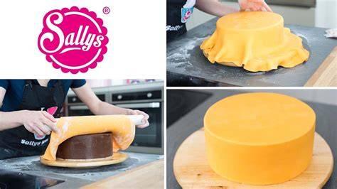 Fondanttorte faltenfrei eindecken