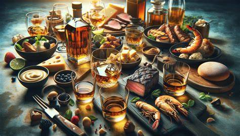 Foodpairing Schokolade, Tee, Wein und Whisky - Illustration