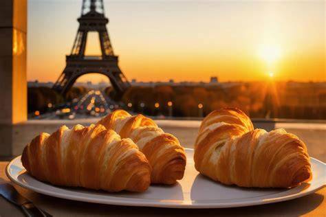 Formen und Unterschiede von Croissants in Paris