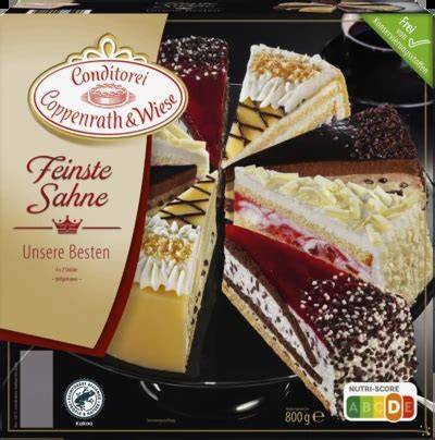 Foto: Auswahl Coppenrath & Wiese Sorten (Meistertorten, Sahnetorten, Blechkuchen)