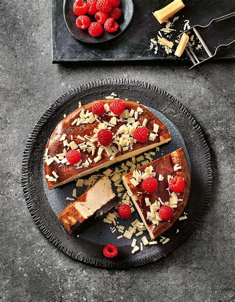 Foto: Blitz-Cheesecake mit Himbeeren im Airfryer