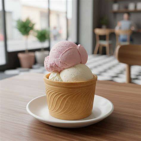 Foto: Essbare Waffelbecher als nachhaltige To-go-Alternative
