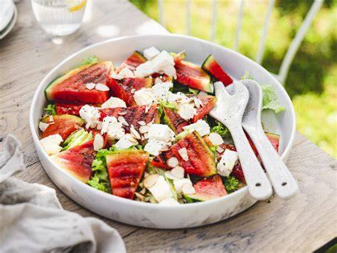 Foto: Gegrillte Wassermelone mit Feta