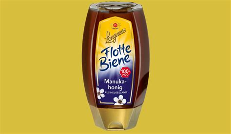 Foto: Langnese Flotte Biene Manuka-Honig auf dem Frühstückstisch