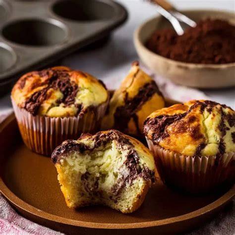 Foto: Marmormuffins mit Marmorierung