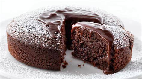 Foto: Saftiger Varoma-Schokokuchen auf Einlegeboden mit Puderzucker