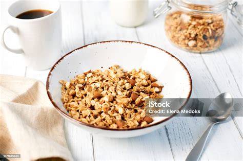 Foto: Sojadrink im Kaffee und im Müsli