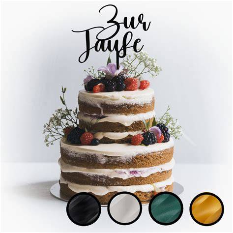 Foto: Verschiedene Cake Topper und Streudekor für Baby-Shower-Torten