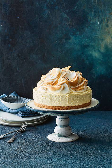 Foto: Zitronen-Käsekuchen mit Baiserhaube