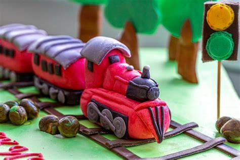 Foto eines dekorierten Fondant-Tortenbildes aus Wien