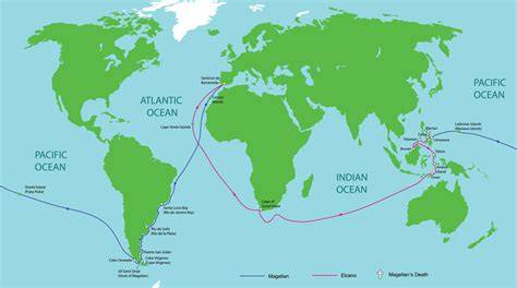 Frühe Wege des Zuckers: Karten-Infografik von Indien über den Mittelmeerraum nach Europa