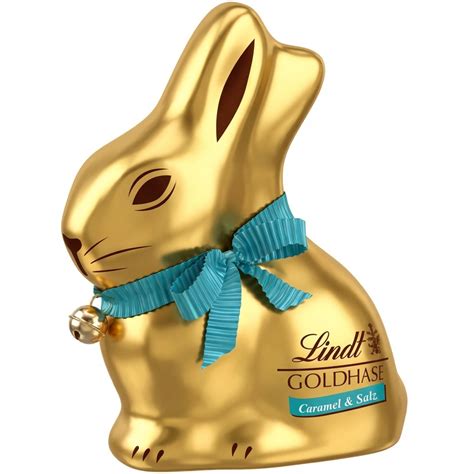 Frühlingshafte Lindt Goldhase Caramel & Salz Produktinszenierung
