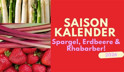 Frühlingszutaten Erdbeeren und Rhabarber - Zutatenübersicht und Saisonkalender