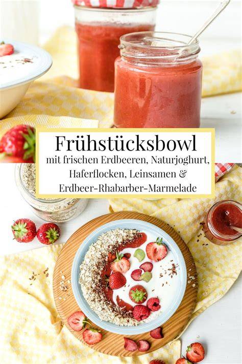 Frühstücksbowl mit Marmelade