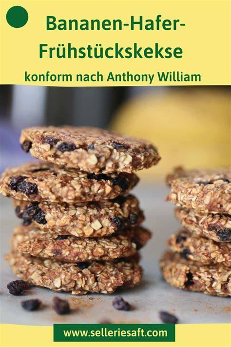 Frühstückskekse mit Hafer und Kernen