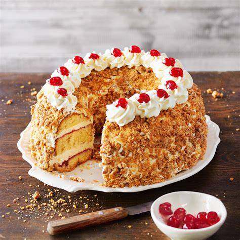 Frankfurter Kranz auf Tortenteller