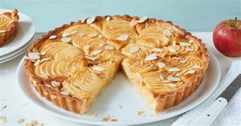 Französische Apfeltarte mit Mandelcreme