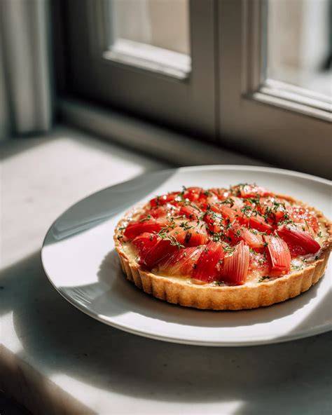Französische Tarte im Garten genießen