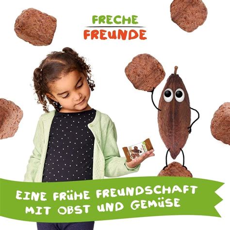 Freche Freunde Dattel Kakao Würfel im Portionspack