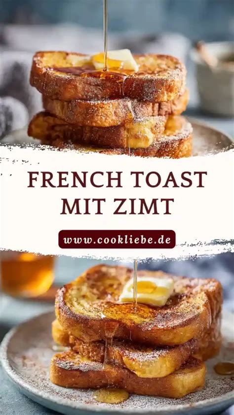 French Toast goldbraun auf einem Teller mit Ahornsirup