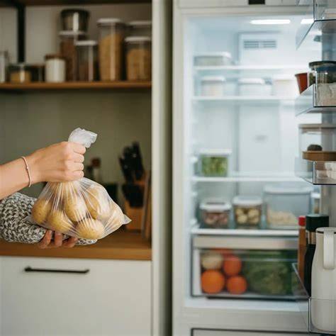 Frisch angelieferte Trüffel-Weichkäse im Kühlschrank