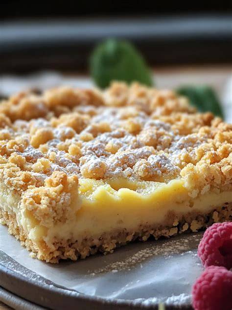 Frisch gebackener Streuselkuchen auf einem Blech, angeschnitten, goldbraune Streusel