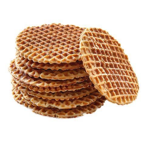Frisch gefüllte vegane Stroopwafels