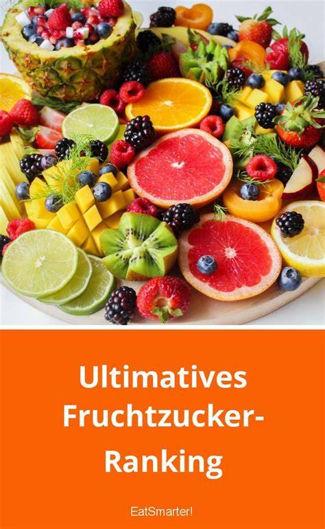 Frische Beeren und Zitrusfrüchte als zuckerarme Obstsorten