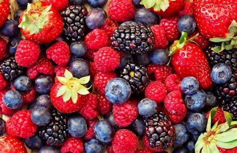 Frische Beeren verschiedenster Sorten - Sommerimpression