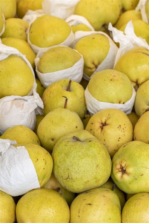 Frische Birnen auf dem Markt