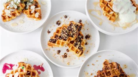 Frische Croffle im Waffeleisen