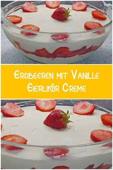 Frische Erdbeeren und Eierlikör: Zutaten und Mise-en-Place