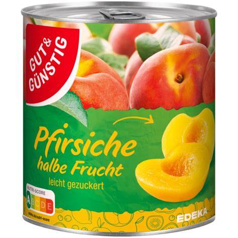 Frische Pfirsiche vs. Dosenpfirsiche - Vorbereitung und Zuschnitt