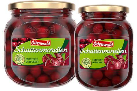 Frische Schattenmorellen in einer Schale