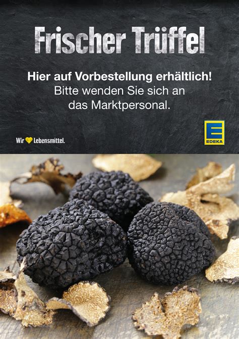 Frische Trüffel in edler Präsentation