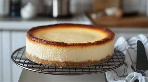 Frischer Glühweinspiegel auf dem Käsekuchen verteilt