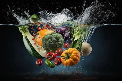 Frisches Obst, Gemüse und Wasser als zahngesunde Alternativen