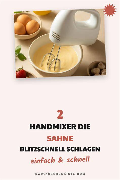 Frischkäse Sahne Masse im Mixer