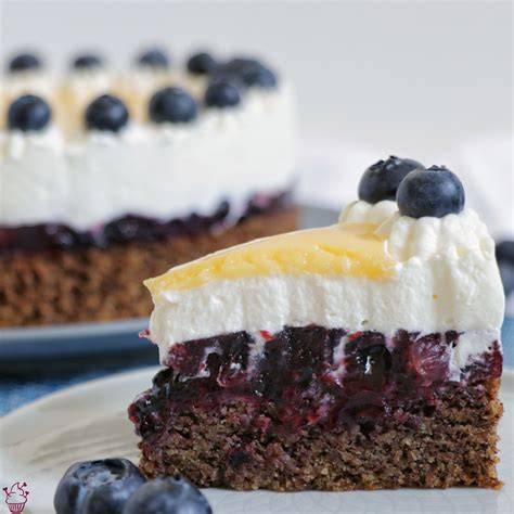 Frischkäse-Creme mit Heidelbeeren