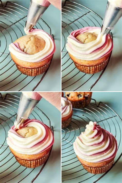 Frischkäse-Frosting auf Keksen