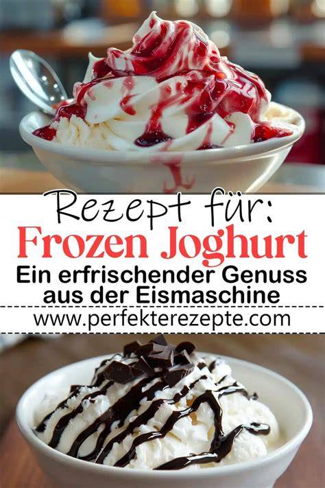 Frozen Joghurt in der Eismaschine: Zutaten und Prozess